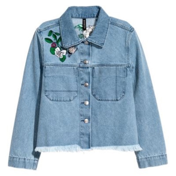 H&M ❤️ Coachella Embroidered Denim jacket - Picture 3 of 10